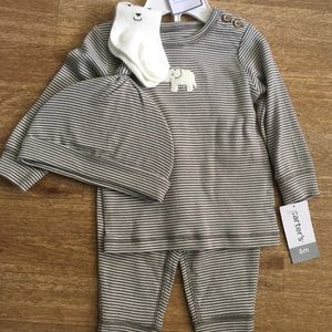 Carter 3month 4 pc outfit NWT